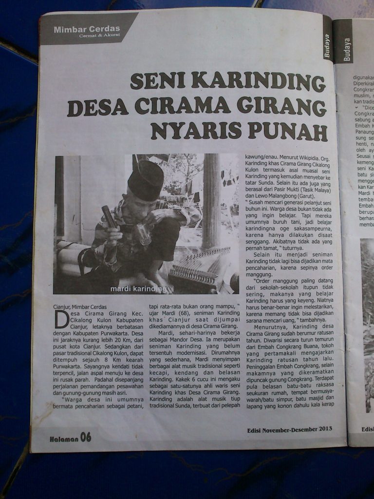 Kiprah Apih Sumardi di media